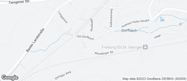 Karte mit Standort von Bäckerei Wolfgang Pfeifle GmbH & Co. KG Marktstand March-Hugstetten