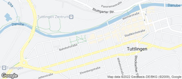Karte mit Standort von Bäckerei Sauter