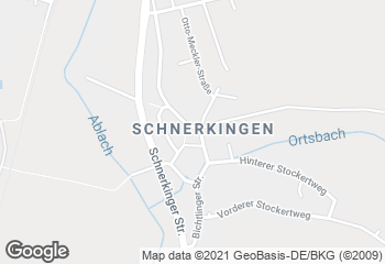 Karte mit Standort von Bäckerei Hauff