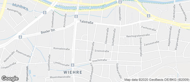 Karte mit Standort von Bäckerei Bühler