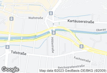 Karte mit Standort von Johannes Ruf Bäckerei GmbH & Co.KG