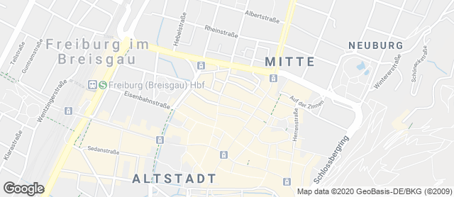 Karte mit Standort von Bäckerei Pfeifle