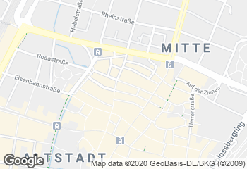 Karte mit Standort von Bäckerei Pfeifle