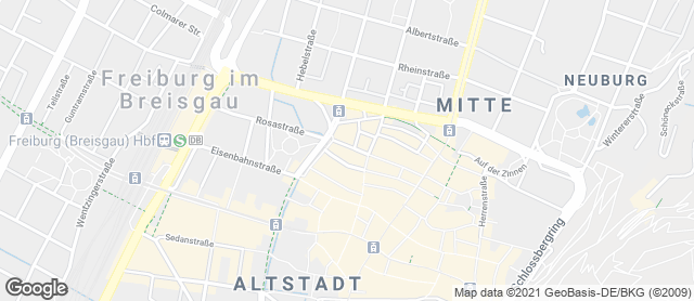 Karte mit Standort von Stadtbäckerei Dreher, Inh. Markus Dreher e.K.