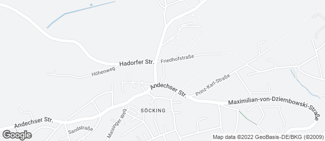 Karte mit Standort von Bäckerei Kasprowicz GmbH
