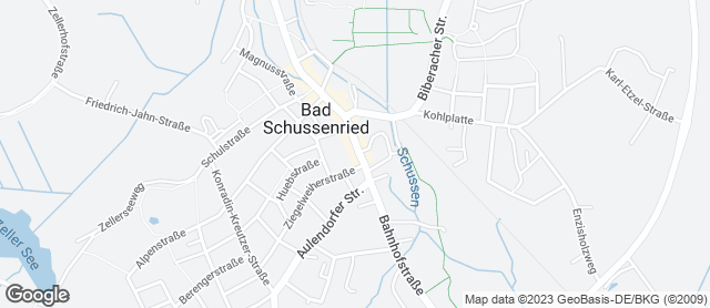 Karte mit Standort von Bäckerei Usenbenz GmbH