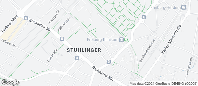 Karte mit Standort von Reiß Beck GmbH & Co. KG  Uniklinik