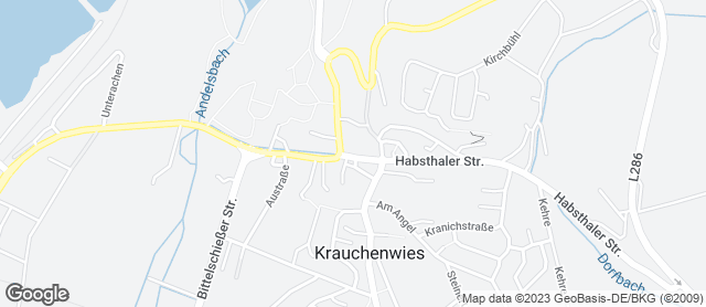 Karte mit Standort von Backhaus Mahl