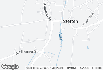 Karte mit Standort von Bäckerei Schmid Georg und Christian GbR