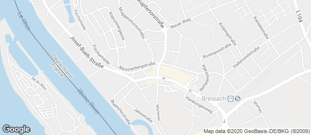 Karte mit Standort von Bäckerei Joel