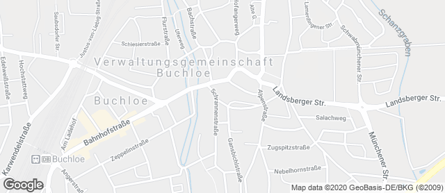 Karte mit Standort von Ihle - Buchloe