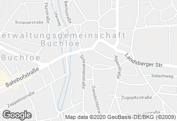 Karte mit Standort von Ihle - Buchloe