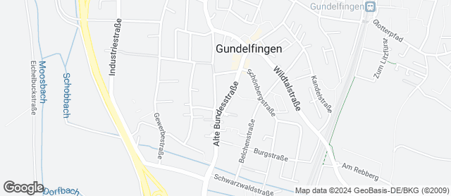 Karte mit Standort von Dorfbäckerei Ritter GmbH