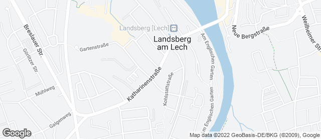 Karte mit Standort von Bäckerei Konditorei Café Manhart
