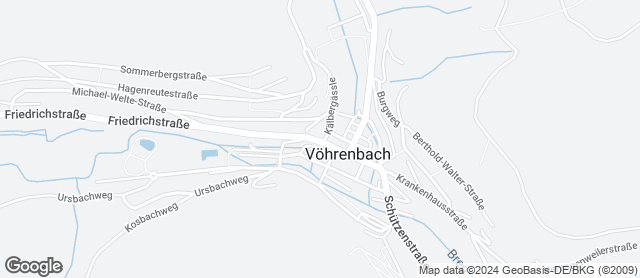 Karte mit Standort von Bäckerei Tritschler