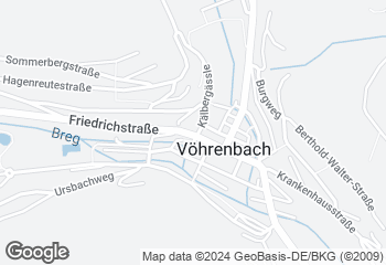 Karte mit Standort von Bäckerei Tritschler