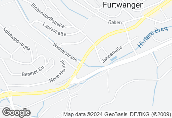 Karte mit Standort von Ganter Bäckerei