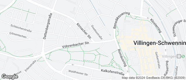 Karte mit Standort von Bäckerei Hettich