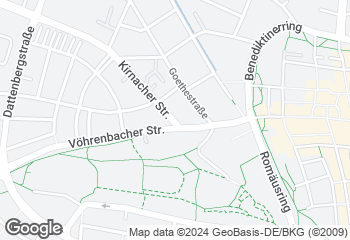 Karte mit Standort von Bäckerei Hettich