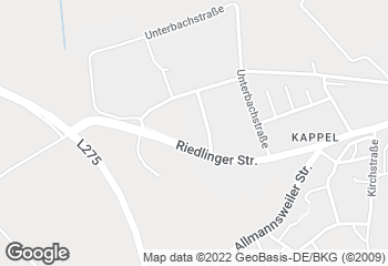 Karte mit Standort von Bäckerei Zoll