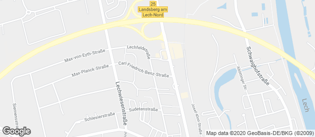 Karte mit Standort von Ihle Rewe Landsberg