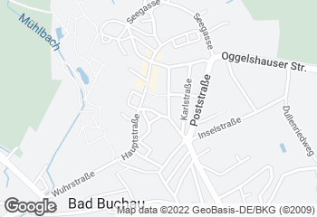 Karte mit Standort von Bäckerei Ruetz