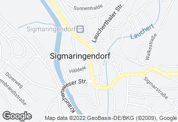 Karte mit Standort von Bäckerei Rebholz GmbH
