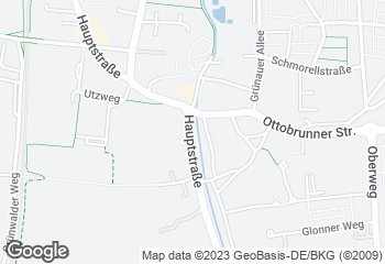 Karte mit Standort von Bäckermeister Brücklmaier Unterhaching