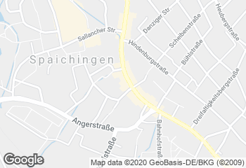 Karte mit Standort von Bäckerei Büchle