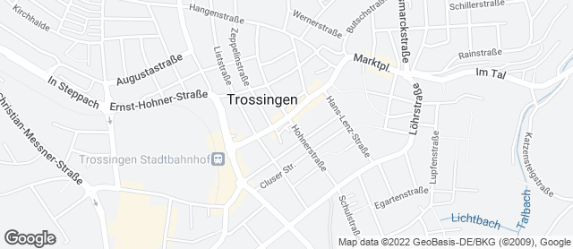 Karte mit Standort von Bäckerei Link