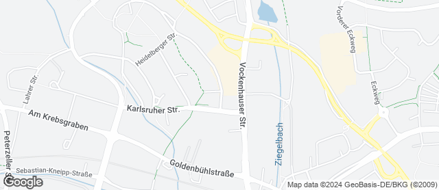 Karte mit Standort von Bäckerei Hilsenbeck
