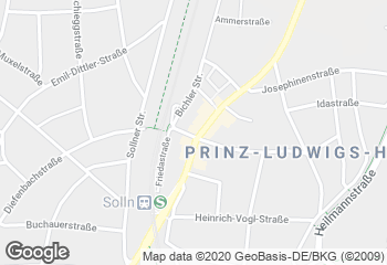 Karte mit Standort von Bäckerei Zöttl