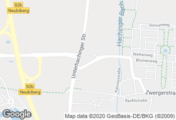 Karte mit Standort von Ihle Rewe Neubiberg