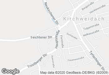 Karte mit Standort von Bäckerei-Konditorei Schönstetter GmbH