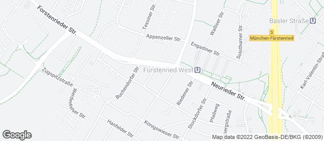 Karte mit Standort von Hofpfisterei