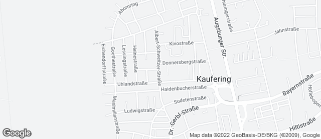 Karte mit Standort von Bäckerei Konditorei Café Manhart