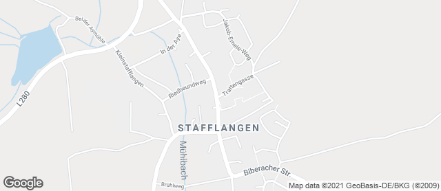 Karte mit Standort von Landbäckerei Engel