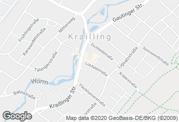 Karte mit Standort von Ihle - Edeka Krailling