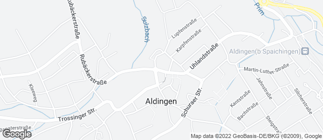 Karte mit Standort von Bäckerei Rottler OHG