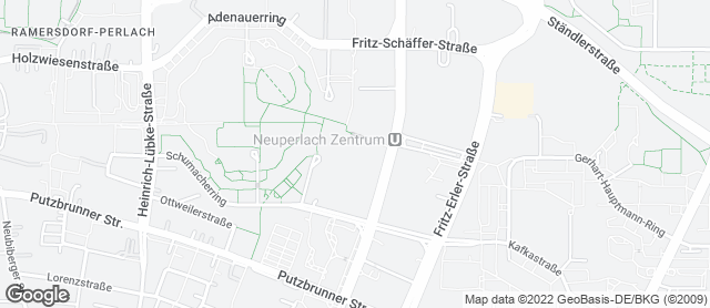 Karte mit Standort von Bäckerei Traublinger - Brotliebe - Ollenhauerstr. 12 (pep-EKZ)