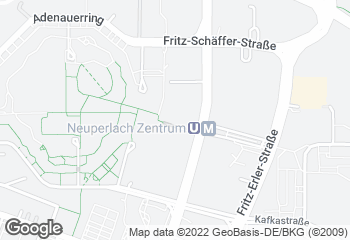 Karte mit Standort von Bäckerei Zöttl
