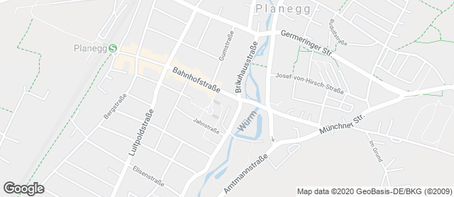 Karte mit Standort von Bäckerei Zöttl