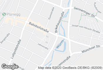 Karte mit Standort von Bäckerei Zöttl