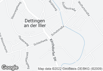 Karte mit Standort von Bäckerei Grieser GmbH & Co. KG