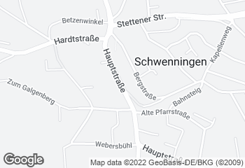 Karte mit Standort von Bäckerei Remensperger