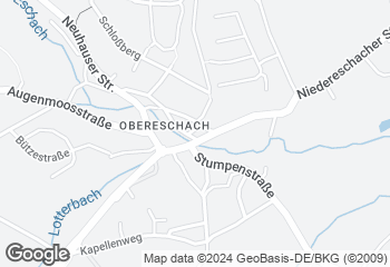 Karte mit Standort von Bäckerei Tritschler
