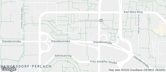 Karte mit Standort von Ihle Rewe Albert Schweizer Str. München