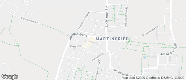 Karte mit Standort von Ihle Rewe Martinsried
