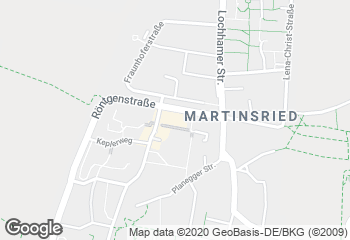 Karte mit Standort von Ihle Rewe Martinsried