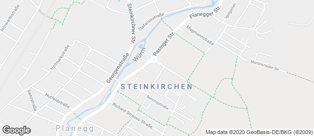Karte mit Standort von Ihle Lidl Planegg